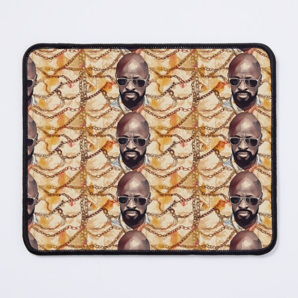 Item preview, Issac Hayes Gold Chains Pattern - Iconic Soul Music Inspired Artwork designed and sold by Retro-ArtDeco.