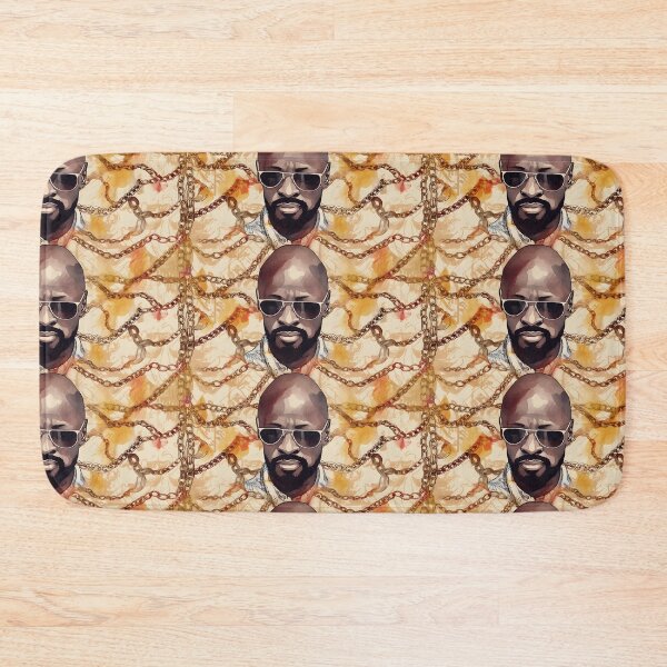 Item preview, Issac Hayes Gold Chains Pattern - Iconic Soul Music Inspired Artwork designed and sold by Retro-ArtDeco.