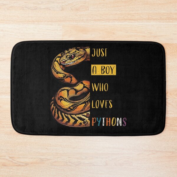 Item preview, Just A Boy Who Loves Pythons designed and sold by Hugo Bloke.