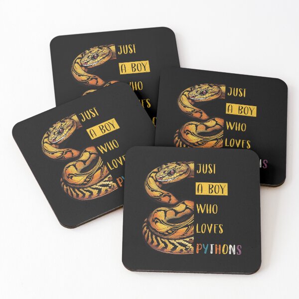 Item preview, Just A Boy Who Loves Pythons designed and sold by Hugo Bloke.