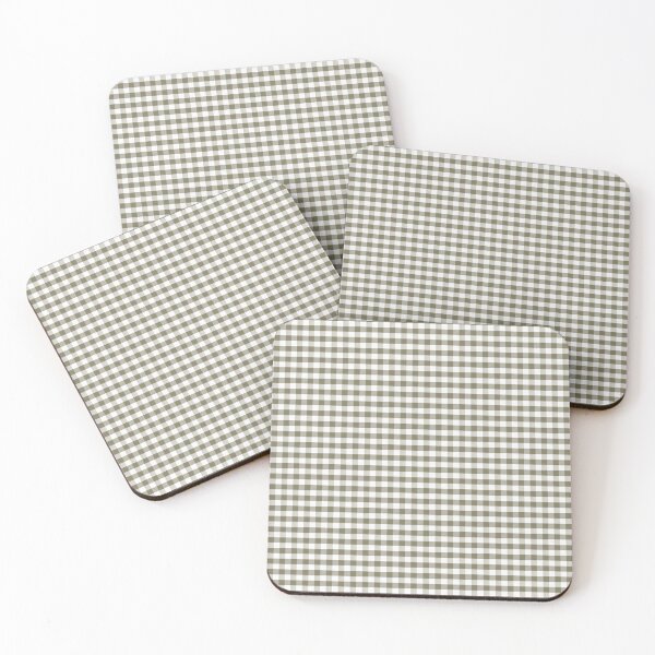Item preview, Deep Martini Olive Gingham designed and sold by coverinlove.