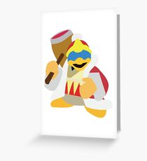 King Dedede Greeting Card