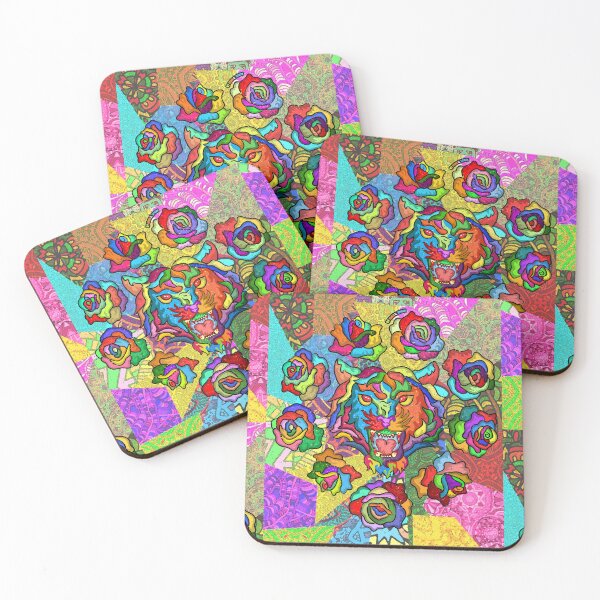 Item preview, Tiger & Roses designed and sold by johnspainart.