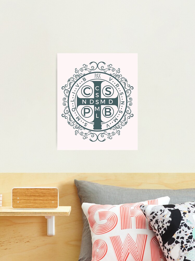 The Medal of Saint Benedict Photographic Print for Sale by