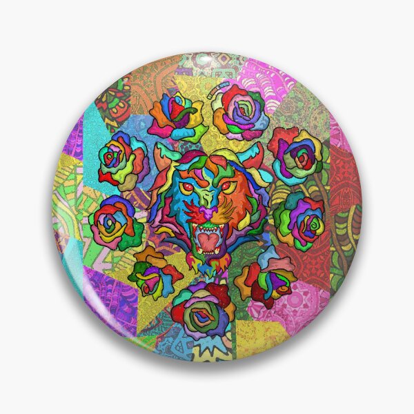 Item preview, Tiger & Roses designed and sold by johnspainart.