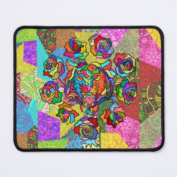 Item preview, Tiger & Roses designed and sold by johnspainart.