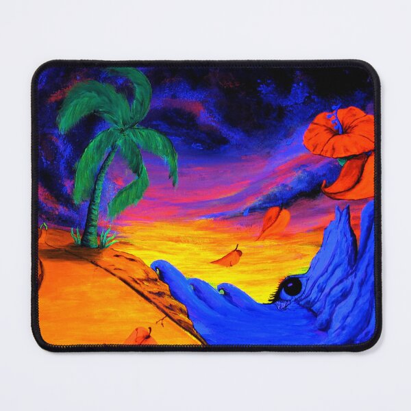 Item preview, Tropical Trippy Hippie Flower Beach Sunset designed and sold by Vincent Monaco.