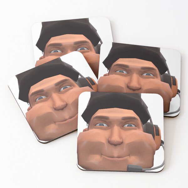 Item preview, Mushy Cheeks Scout TF2 with Hat and Headset designed and sold by FunnySFM.
