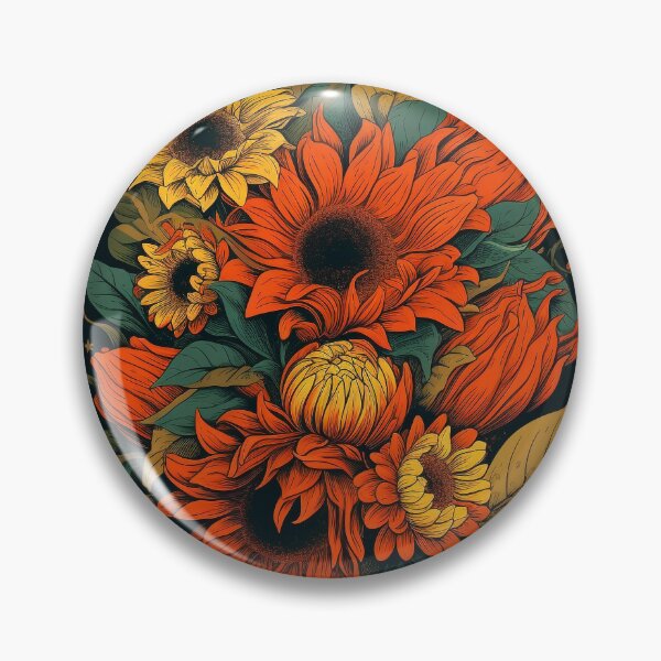 Artikelvorschau, Sonnenblumen-Sublimationsdesign entworfen und verkauft von BabydellArt.