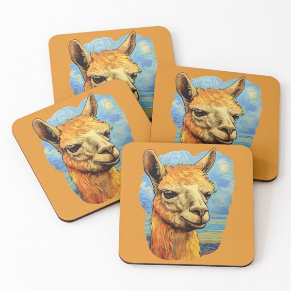 Item preview, Van Gogh Llama Painting  designed and sold by LilyBell6.