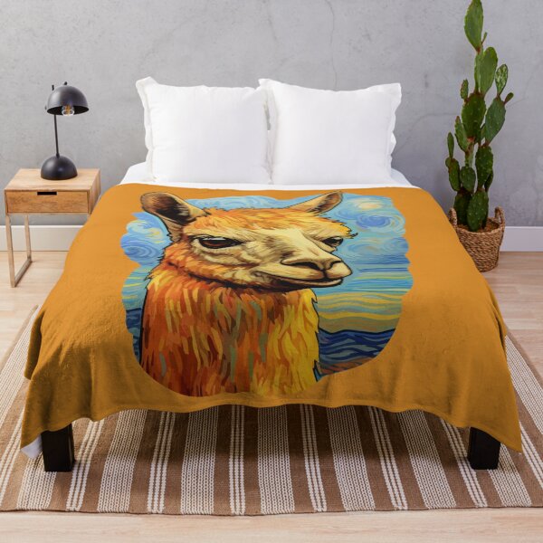 Item preview, Van Gogh Llama Painting  designed and sold by LilyBell6.