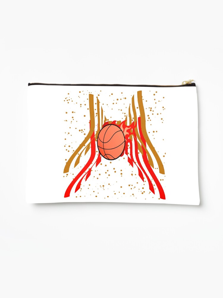 Basketball ball Zipper Pouch for Sale by JoAnnFineArt