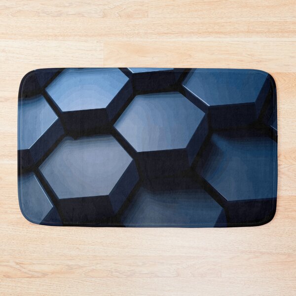 Item preview, Hexagonal blue navy texture background designed and sold by Aestheticlanart.