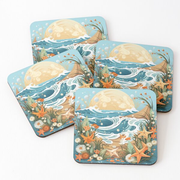 Item preview, Ocean view and sea life image. designed and sold by liana campbell.