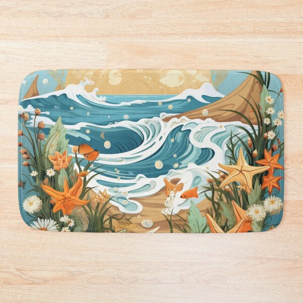 Item preview, Ocean view and sea life image. designed and sold by liana campbell.