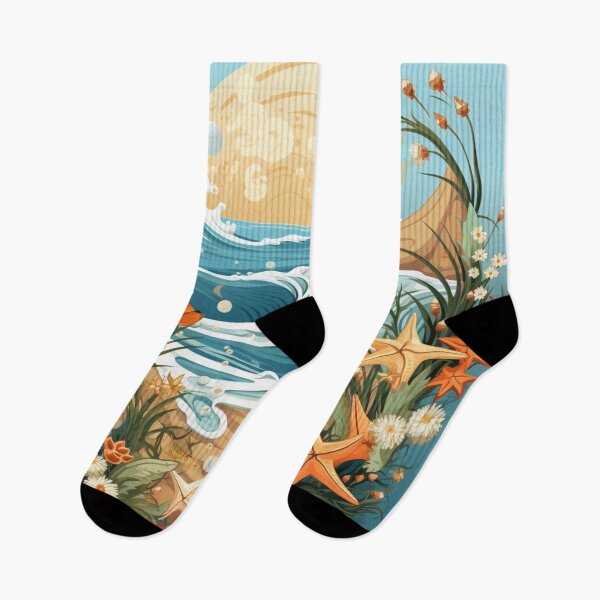 Item preview, Ocean view and sea life image. designed and sold by liana campbell.