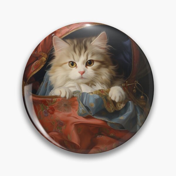 Item preview, Hold On, I See A Rococo Cat designed and sold by DeenaDee.