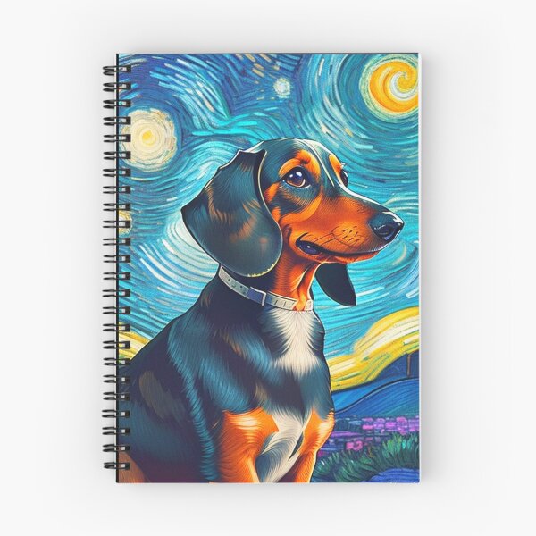 Item preview, Van gogh Starry Night Dachshund  designed and sold by Vangoholic.