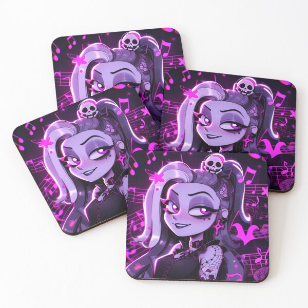 Item preview, Cool Musical Goth Girl Cartoon designed and sold by bubblegoth.