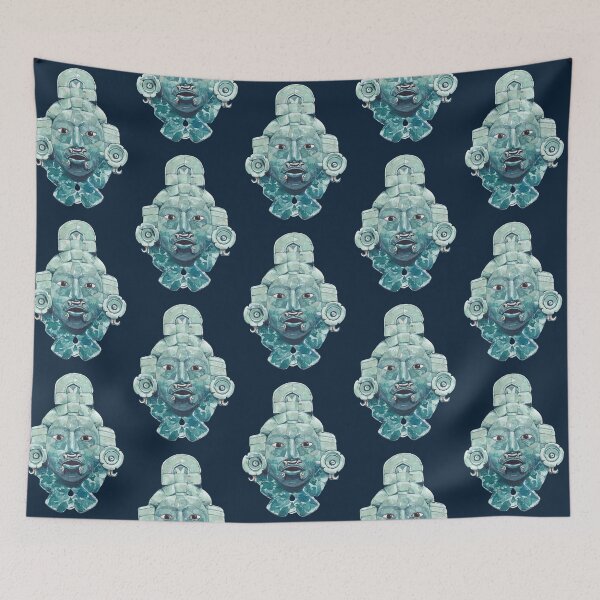 Item preview, THE MAYAN MASK OF CALAKMUL designed and sold by BEATRIZ ABAITUA.