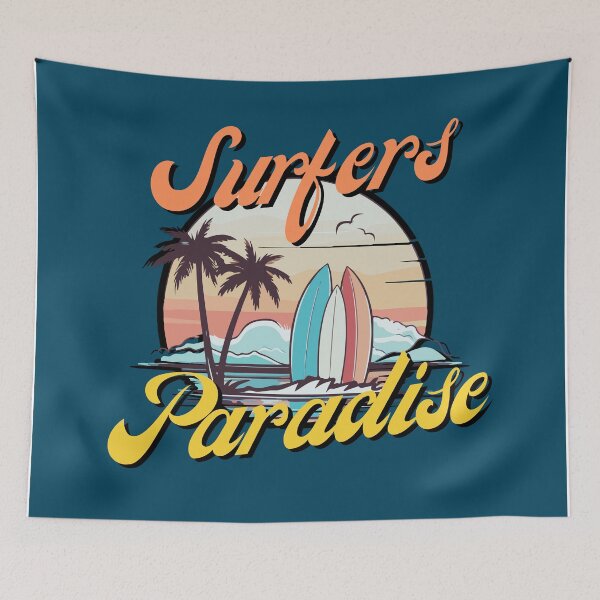 Item preview, Surfers Paradise at Summer Beach designed and sold by digiartrydesign.