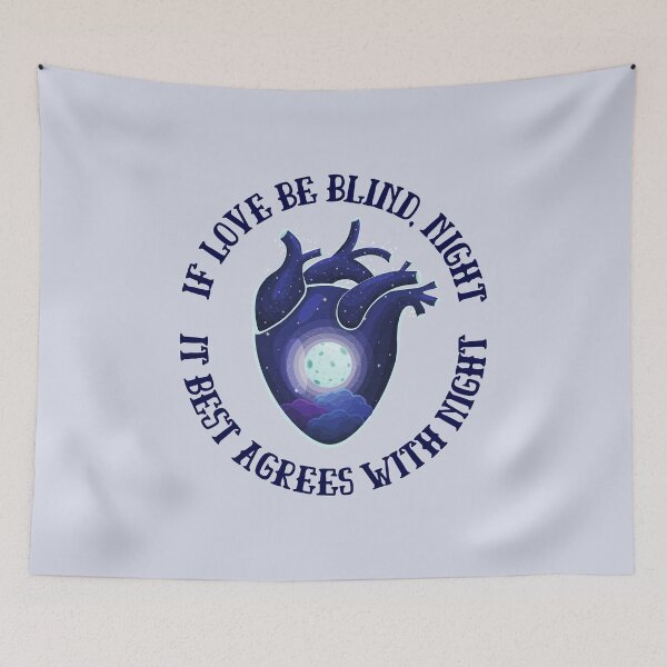 Item preview, Shakespeare Quote Romeo and Juliet - If love be blind, it best agrees with night designed and sold by violet-hope.