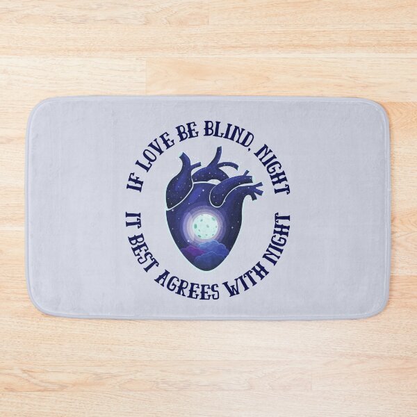 Item preview, Shakespeare Quote Romeo and Juliet - If love be blind, it best agrees with night designed and sold by violet-hope.