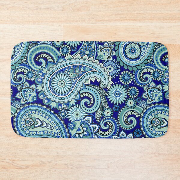 Item preview, Abstract Paisley retro flowers, Damask simplicity, Hamptons style designed and sold by Oz64.