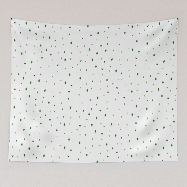 Item preview, Small leaves on white background designed and sold by studio468.