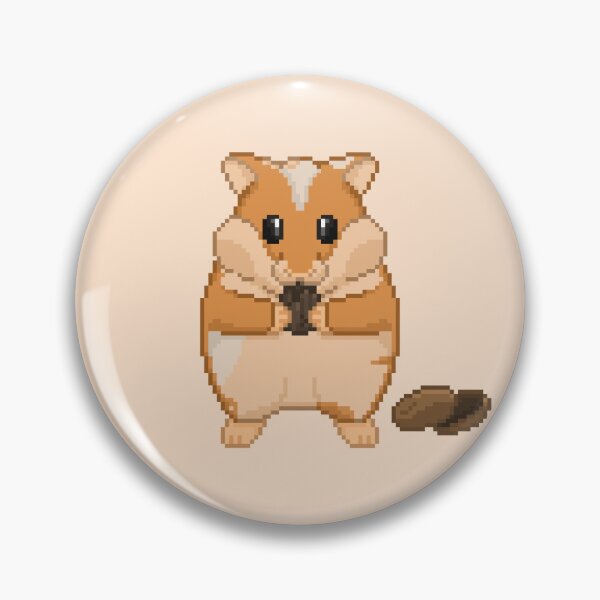 Item preview, Pixel Art Hungry Hamster designed and sold by PixelCarvel.
