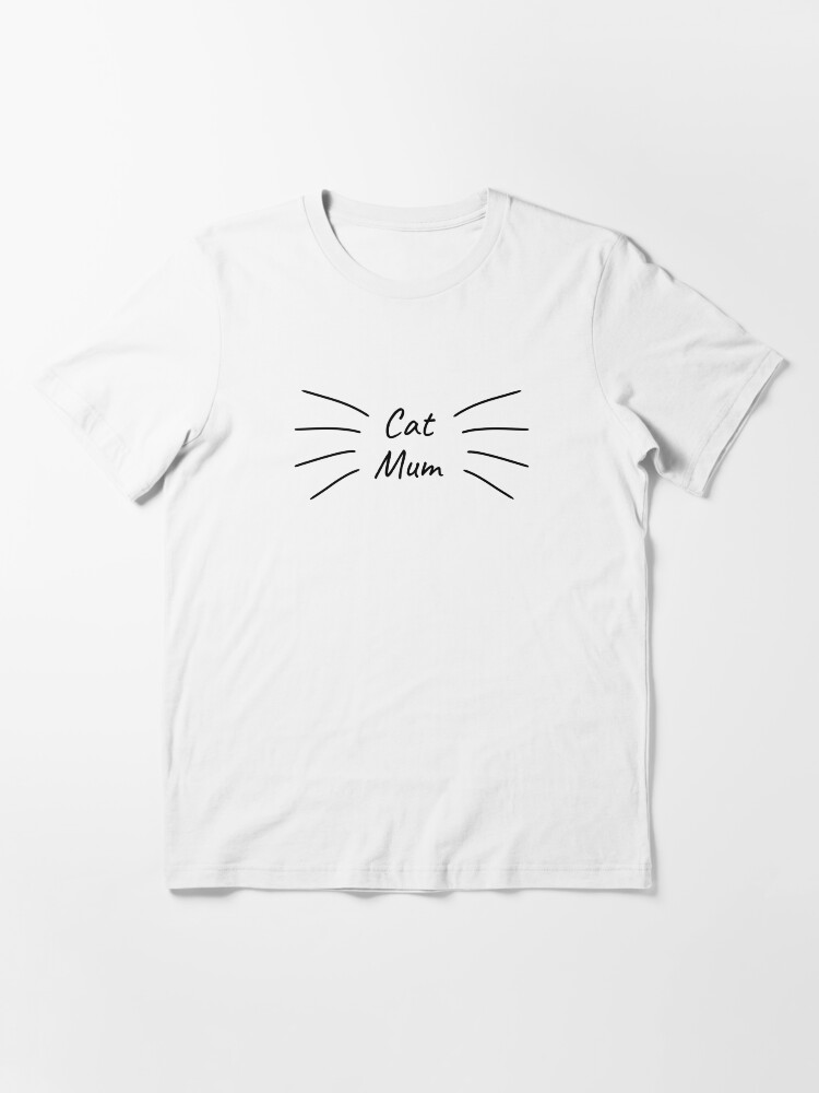 Cat mum t shirt best sale