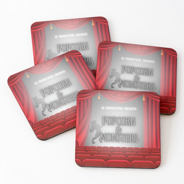 Item preview, Popcorn and Monsters main logo designed and sold by MirthsMonsters.