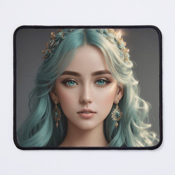 Item preview, Anime Character - Pastel Blue Dream: The Enchanting Anime Character Photo ID designed and sold by Kumahimeco.