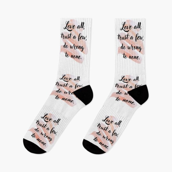 Item preview, Shakespeare Quote From All's Well That Ends Well - Love all, trust a few, do wrong to none. designed and sold by violet-hope.