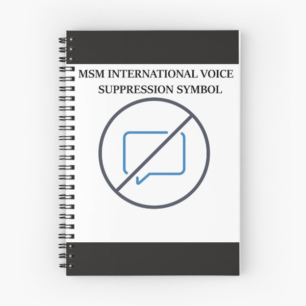 Item preview, MSM voice suppression symbol designed and sold by ThundRDownunder.