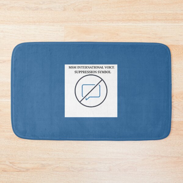 Item preview, MSM voice suppression symbol designed and sold by ThundRDownunder.