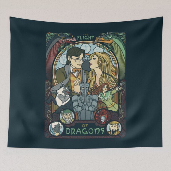 Item preview, The Flight of Dragons  designed and sold by StrawberriesQue.