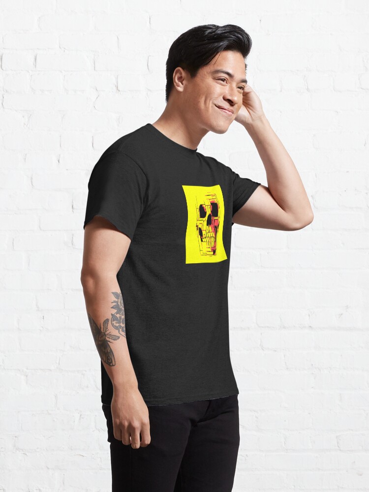 Thumbnail 5 of 7, Classic T-Shirt, Pixelated Skull designed and sold by StudioDestruct.