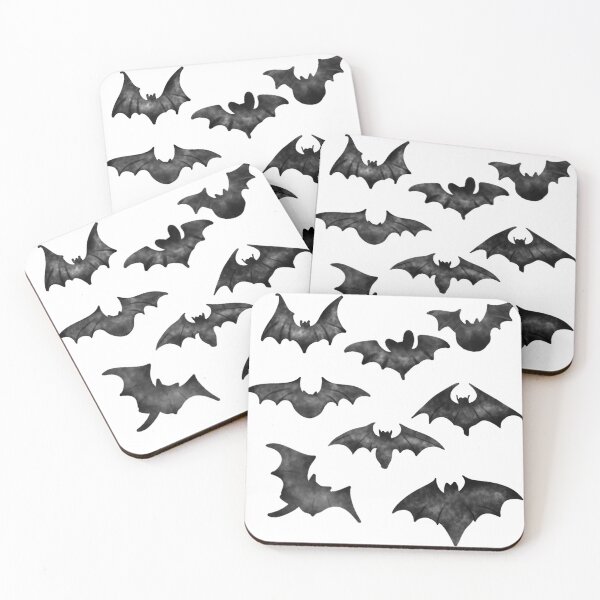 Item preview, watercolor bats designed and sold by Madomuay.