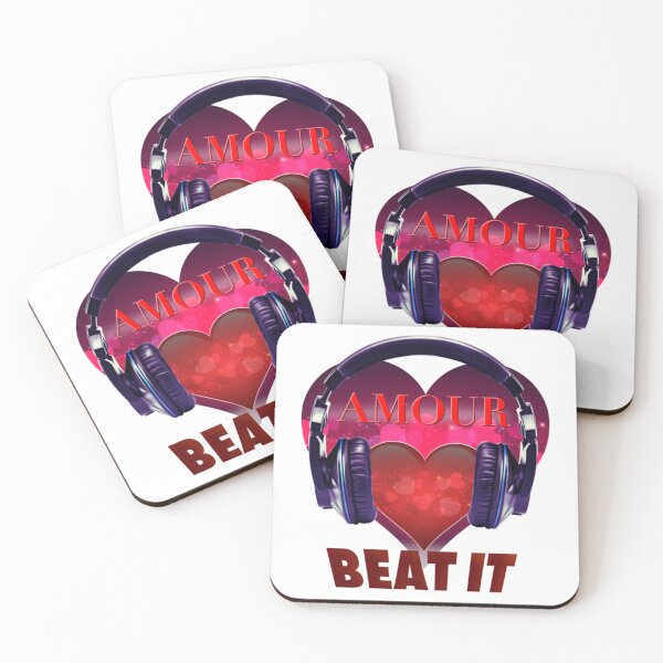Item preview, Amour Beat It - Headphones  Heart   designed and sold by StephanyOlson.