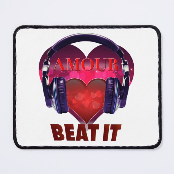 Item preview, Amour Beat It - Headphones Heart designed and sold by StephanyOlson.