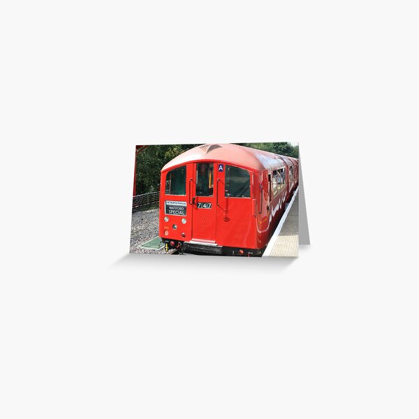 Item preview, Vintage London Underground train at Amersham station designed and sold by photoslot.
