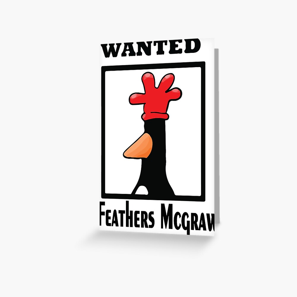 Feathers Mcgraw  Greeting Card for Sale by calangbiroo