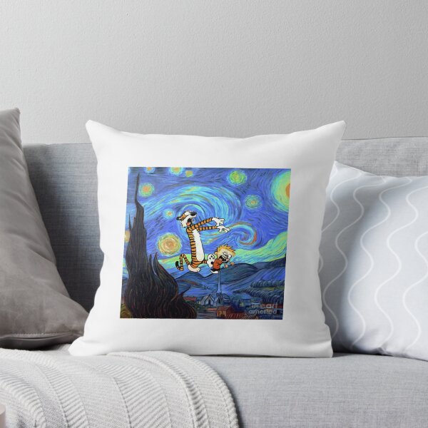 Item preview, calvin and hobbes starry night designed and sold by calangbiroo.