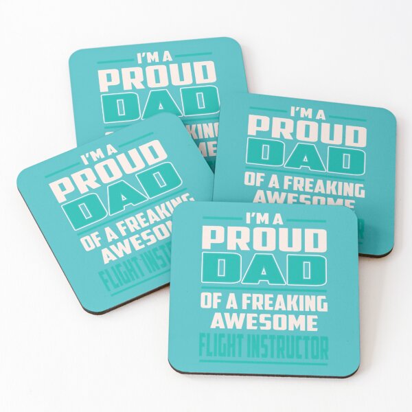 Item preview, Proud DAD Flight Instructor  designed and sold by StrawberriesQue.