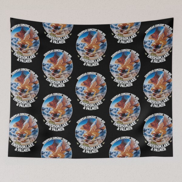 Item preview, EMERSON LAKE AND PALMER band art designed and sold by pavloskydelber.