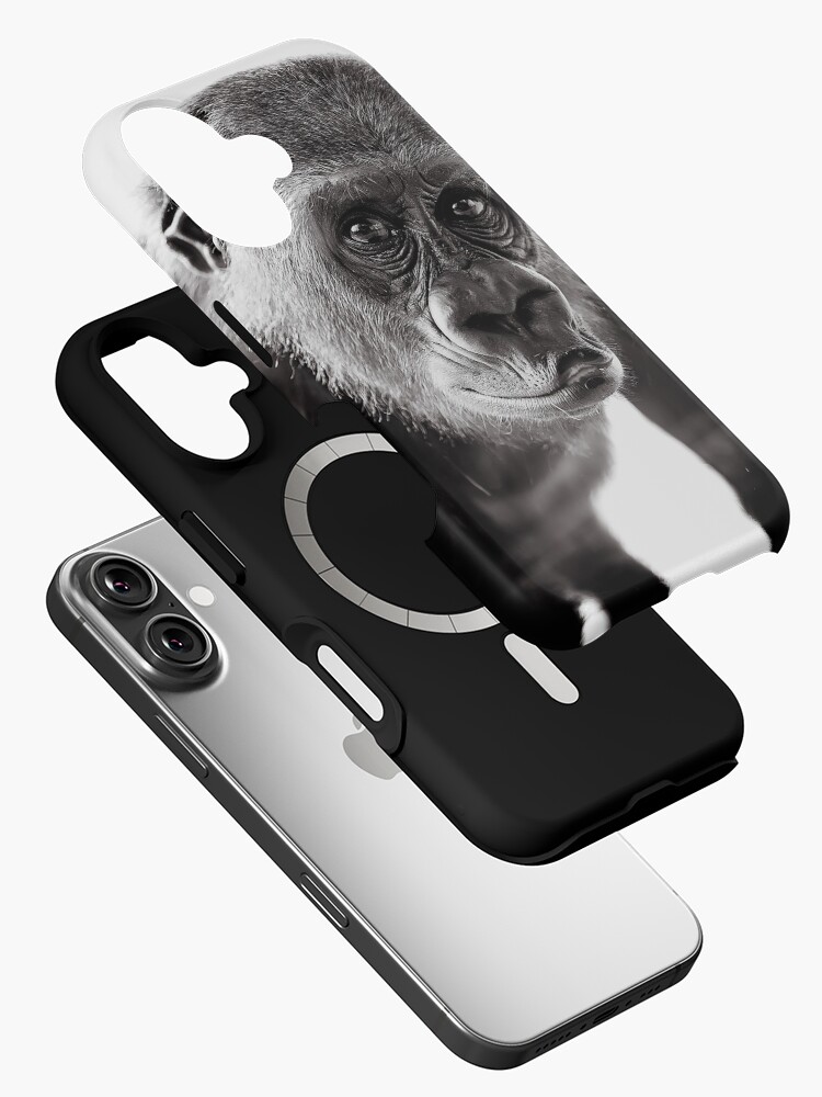 Imagen 2 de 4, Funda de iPhone con la obra Fotografia Gorila, diseñada y vendida por Delsolar.