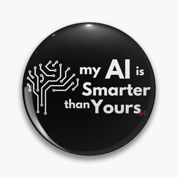 Item preview, My AI is Smarter than Yours (dark) / RoYuMi designed and sold by royumi.