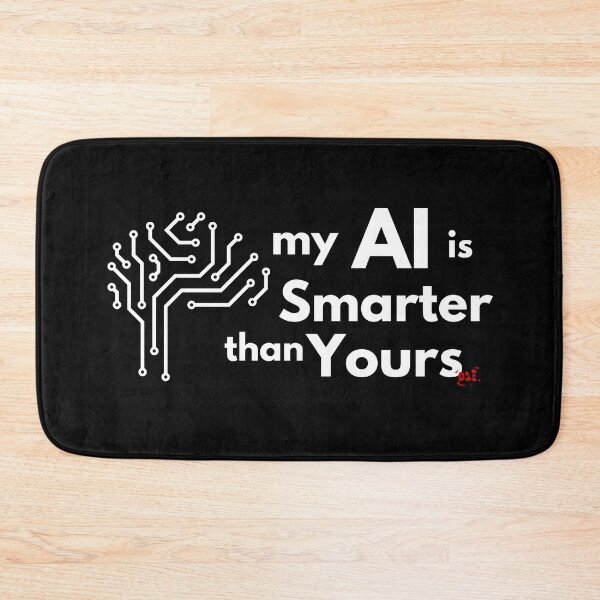 Item preview, My AI is Smarter than Yours (dark) / RoYuMi designed and sold by royumi.