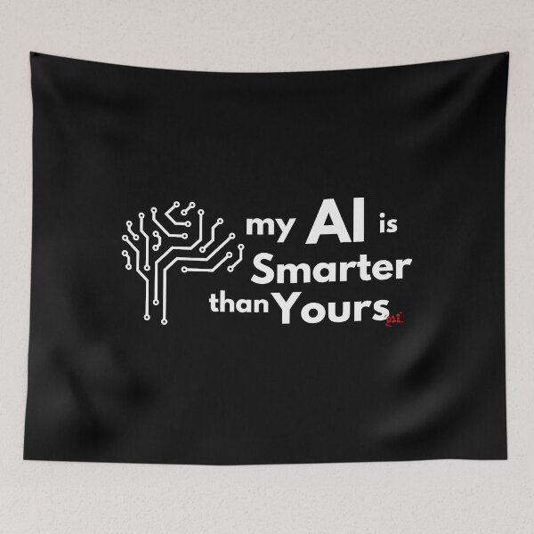 Item preview, My AI is Smarter than Yours (dark) / RoYuMi designed and sold by royumi.